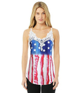 top dentelle femme esprit usa