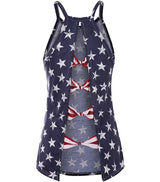 top femme etendard americain