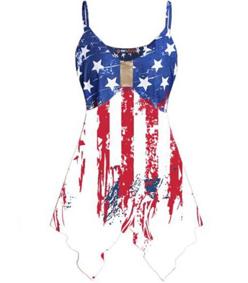tunique couleurs americaines femme
