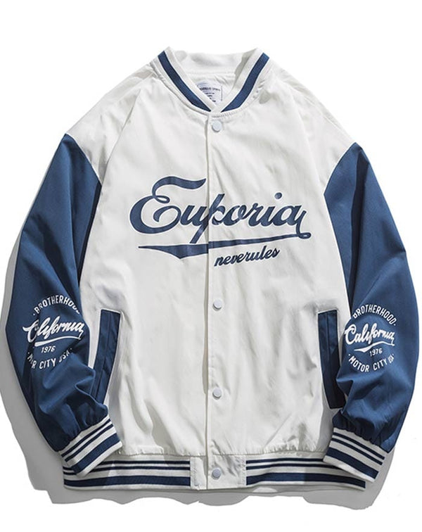 veste baseball blanche