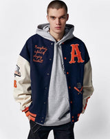 veste baseball marine