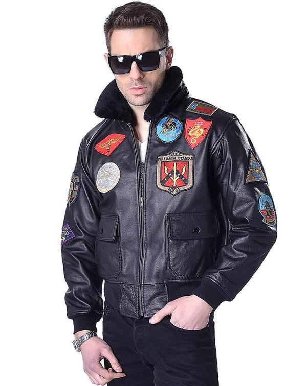 veste biker américain