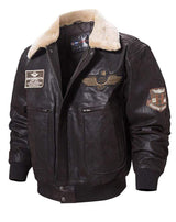 veste look pilote chasse usa