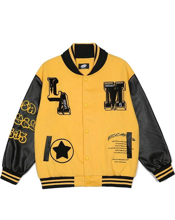 veste teddy jaune