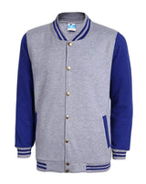 veste letterman grise americaine