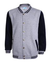 veste varsity baseball grise